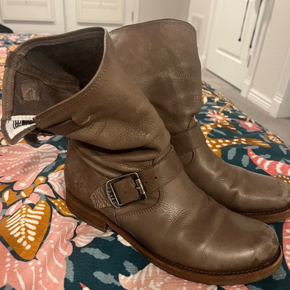 Slouchy Frye Boots - Picture 2 of 4